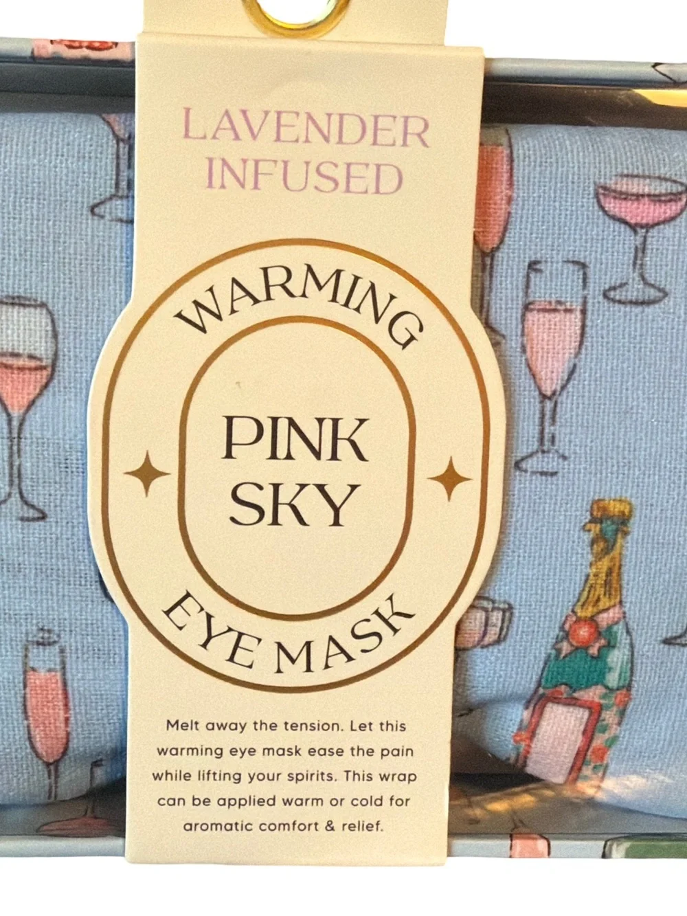 Pink Sky NWT Lavender-Infused Neck & Body Wrap & Eye Mask Pampering Gift Set